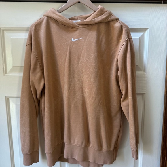 Nike Sportswear Essential Washed Fleece Oversized Hoodie Sweatshirt Women’s XS - Picture 2 of 12